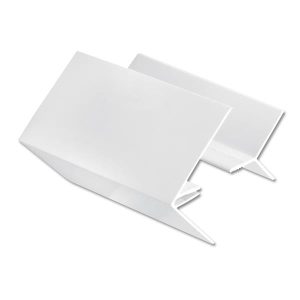 Cladding 2-Part External Corner Trim – White