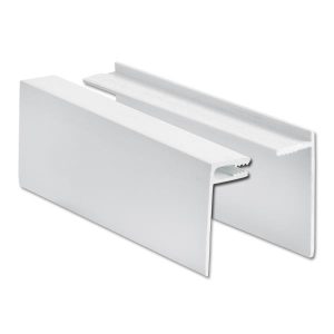 Cladding 2-Part U-Trim – White Edge Finishing Trim