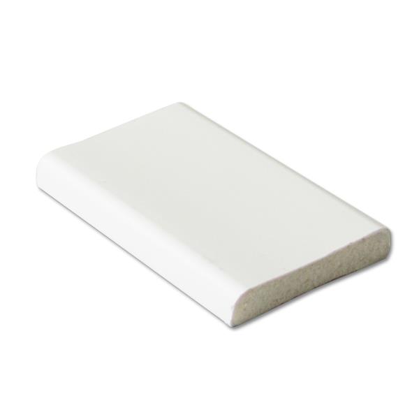 D-Section 25mm – White Decorative Trim Moulding
