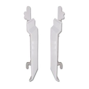 Open-V Cladding 100mm Joint Cover – White Finishing Trim