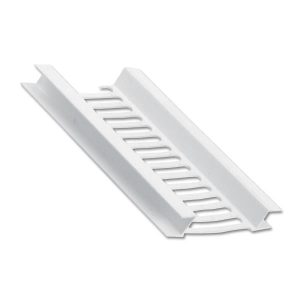 Soffit Vent Strip – White Ventilation Trim