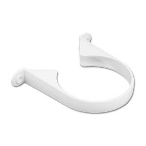 110mm Pipe Clip – White