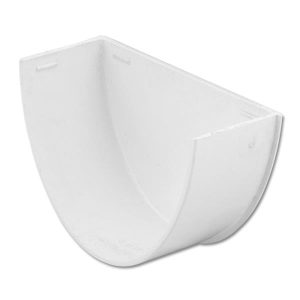 115mm Hi-Cap Deepflow Gutter Internal Stop End – White