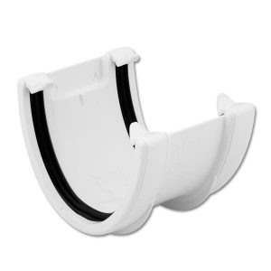 115mm Hi-Cap Deepflow Gutter Union Bracket – White
