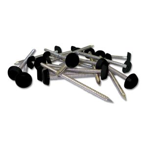 30mm Plastic Headed Pins – Black