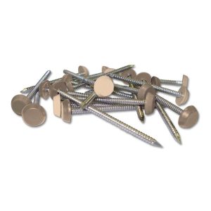 30mm Plastic Headed Pins – Cream Foiled White (Vanilla 1)