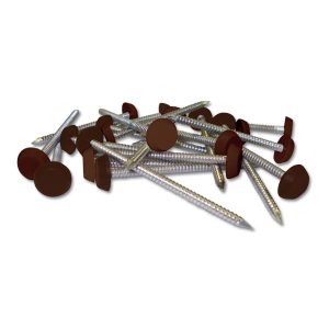 30mm Plastic Headed Pins – Mahogany Brown 2