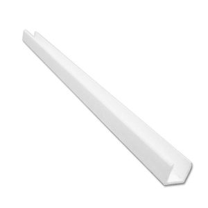 Bullnose Window Board Channel – White uPVC Window Sill Accessory