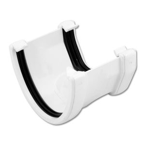 Hi-Cap Square Gutter Adapter - White