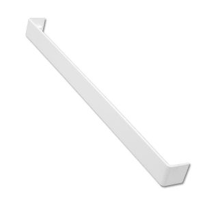 Square Fascia 500mm D-Ended Joint – White uPVC Roofline Accessory