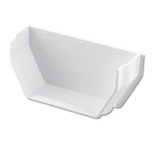Square Line Internal Stop End – White